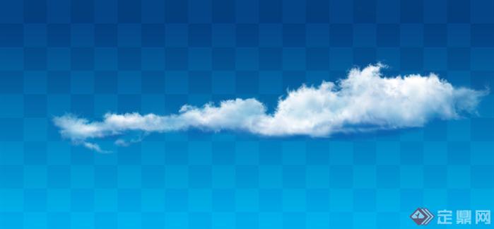 透明云层效果图PSD分层素材