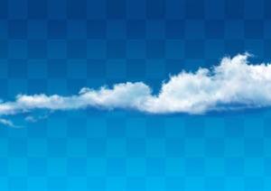 透明云层效果图PSD分层素材