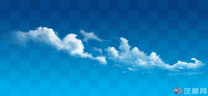 透明云朵云层素材效果图PSD素材