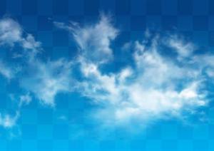 透明云朵云层素材效果图PSD分层素材21
