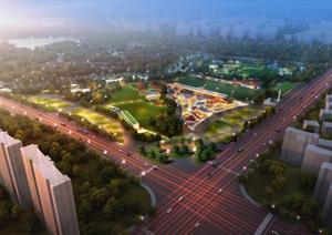 上海市某现代风格公园规划设计PDF文本方案
