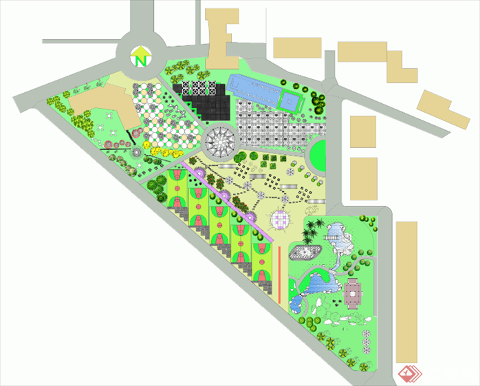 某园林广场景观规划设计结课作业