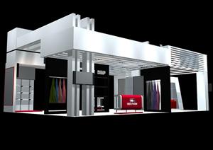 某现代风格展览大厅展览台设计3DMAX模型