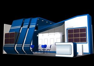 某现代风格展览会展厅方案设计3DMAX模型