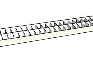 某现代风格室内灯具SU(草图大师)素材模型