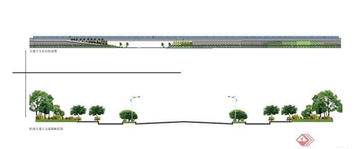 包头某道路景观设计方案(2)