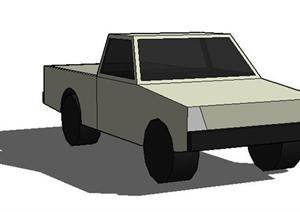 一个汽车SU(草图大师)素材模型