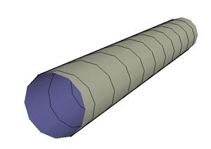 设计素材之五金构建PVC管道素材SU(草图大师)模型