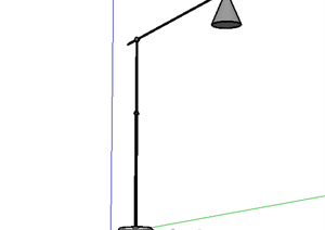 某室内灯具台灯方案设计SU(草图大师)模型