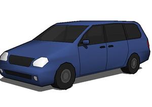 设计素材之交通工具 汽车设计方案SU(草图大师)模型素材4