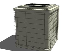 设计素材之五金构建PVC管道素材SU(草图大师)模型2
