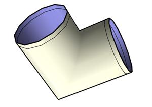一截PVC管的SU(草图大师)模型素材