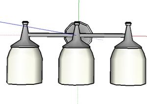 设计素材之室内灯具设计方案SU(草图大师)模型素材10