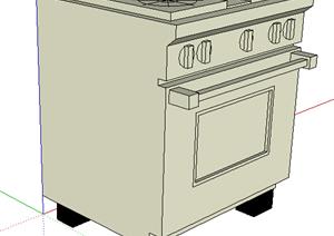 设计素材之厨具设计方案SU(草图大师)模型素材10