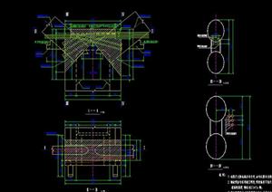某拱桥小型桥梁建筑设计CAD施工图4