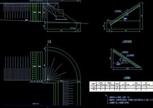 某拱桥小型桥梁建筑设计CAD施工图5