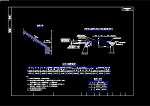 某现代风格拱桥施工图小型桥梁CAD施工图纸
