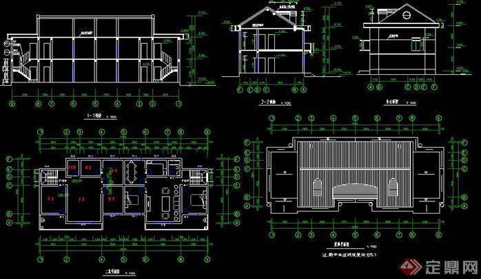 某农村住宅建筑设计全套施工图(1)