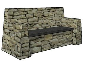 园林景观之坐凳设计该方案SU(草图大师)模型