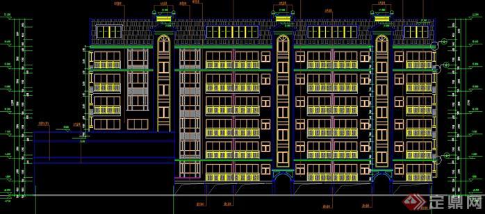 某住宅楼建筑设计方案（含施工图+户型图）(2)