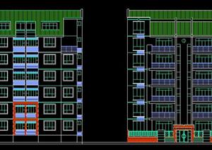 某住宅楼建筑设计方案(含立面图+户型图）