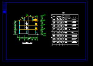 某现代联建房建筑设计方案施工图(dwg格式）