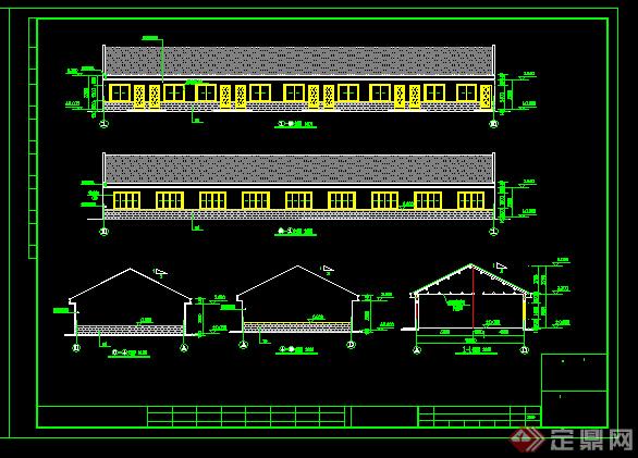 某现代职工安置房建筑设计方案图（dwg格式）(1)