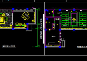 某现代风格宾馆套房建筑方案设计CAD图纸