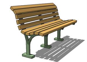 园林景观之座椅设计方案SU(草图大师)模型1