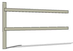 园林景观之栏杆设计方案SU(草图大师)模型1