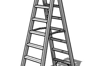 设计素材之梯子设计方案SU(草图大师)模型素材