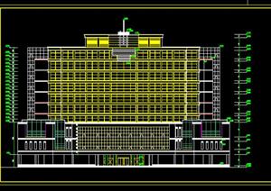 某现代高档酒店建筑设计方案（dwg格式）