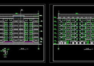 某现代住宅楼建筑设计施工图方案（dwg格式）