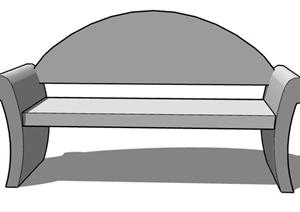 一个凳子设计的SU(草图大师)模型素材