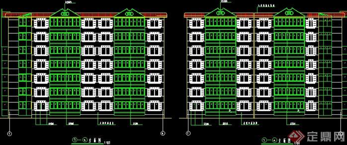 某多层住宅楼建筑设计方案图(1)