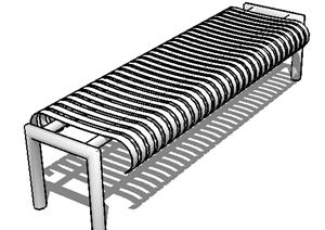 园林景观之坐凳设计该方案SU(草图大师)模型2