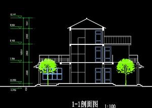 某别墅建筑设计方案图1