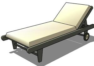 设计素材之躺椅设计方案SU(草图大师)模型