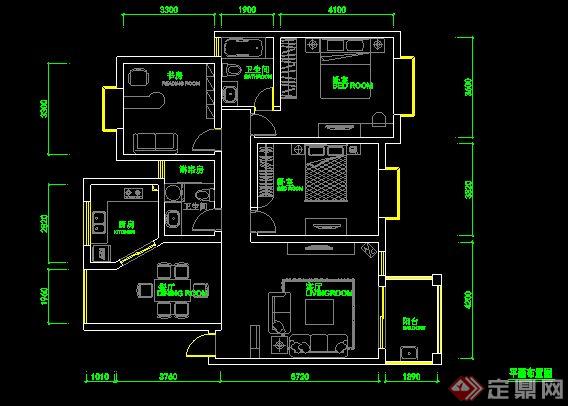 一套住宅装修全套方案图纸(1)