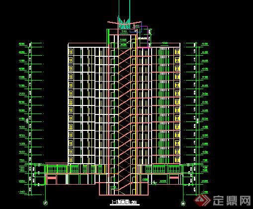 某高层住宅建筑设计扩初方案图(1)