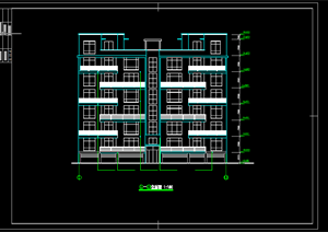 某现代风格设计院住宅楼建筑方案设计CAD图纸