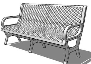 一个景观长椅SU(草图大师)设计模型素材