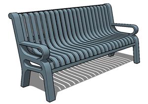 园林景观之坐凳设计该方案SU(草图大师)模型9