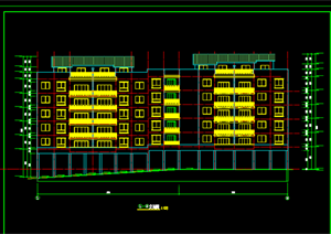 某现代风格住宅楼建筑方案施工图CAD图