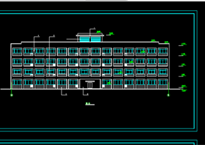 某现代风格工业工厂建筑方案设计CAD图纸