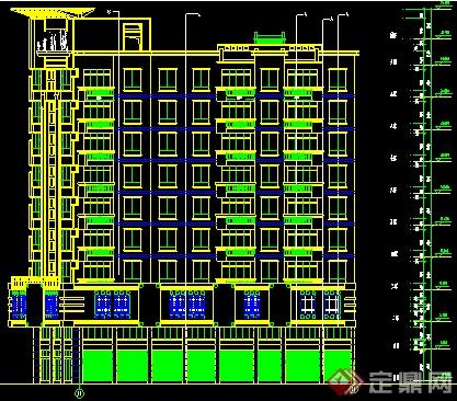 某新城市住宅区高层住宅建筑设计方案图(1)