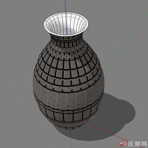 一个花瓶的设计SU模型