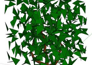3D灌木树篱箱植物素材SU(草图大师)模型4