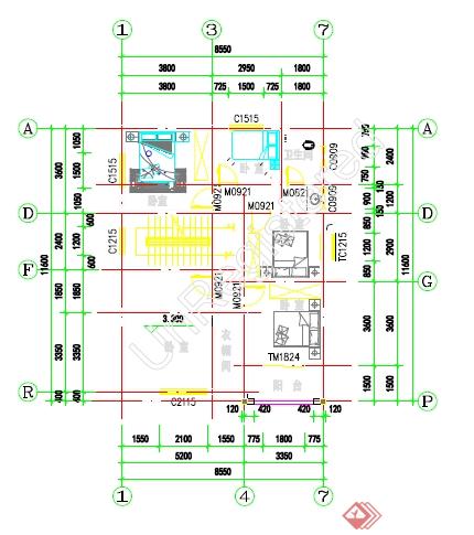 某新农村自建多层别墅建筑设计方案图12(4)