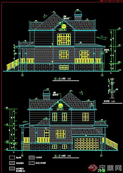 某新农村自建多层别墅建筑设计方案图23(2)